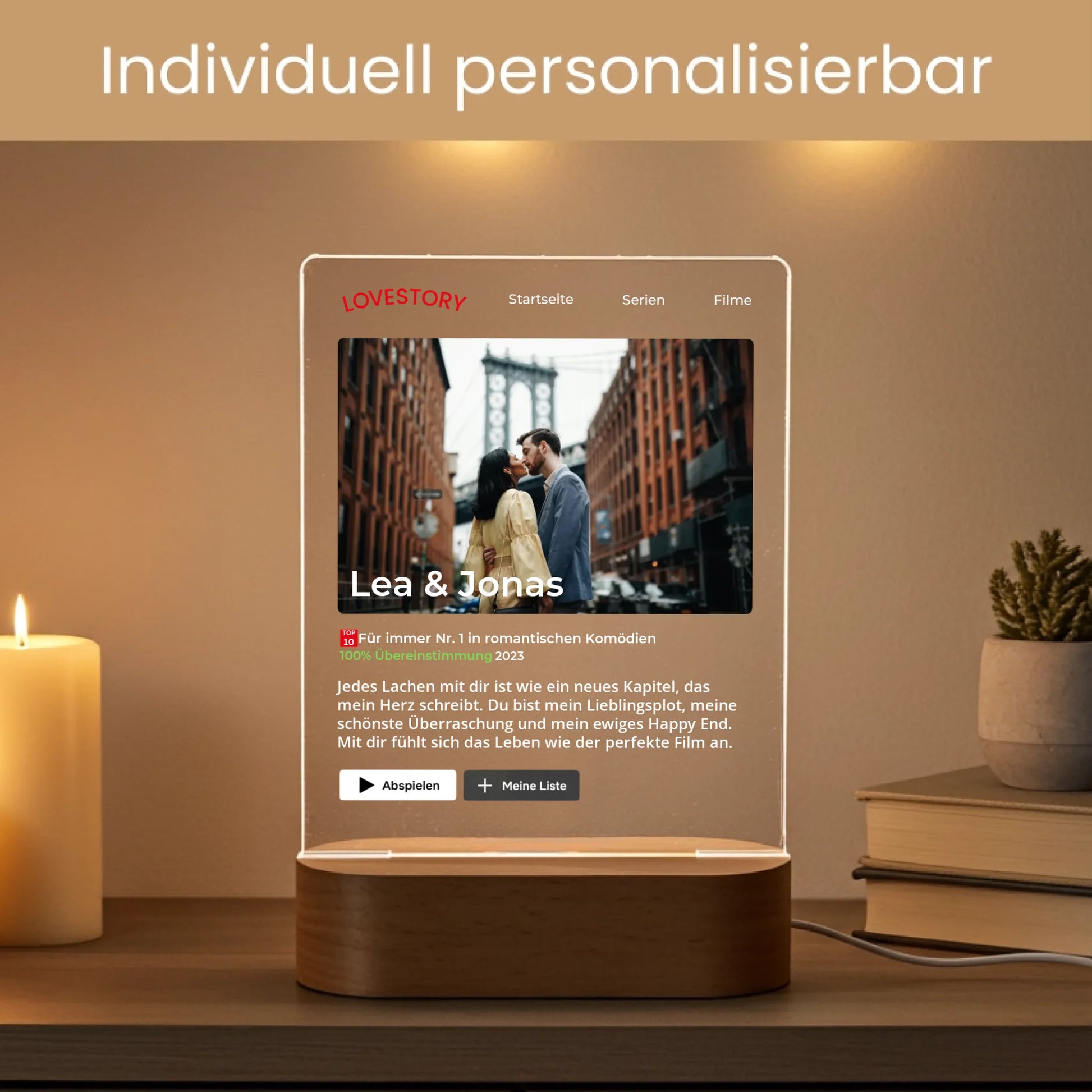 Individuell personalisierbar