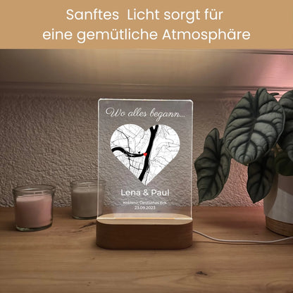 Sanftes Licht sorgt für eine gemütliche Atmosphäre