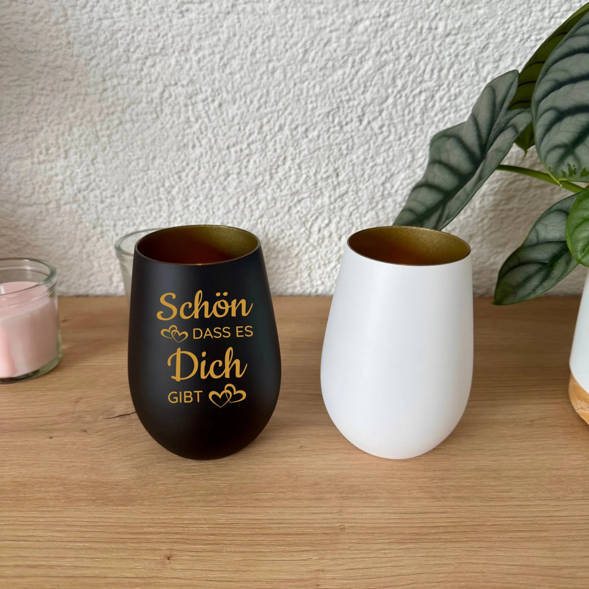 Beide Windlichter